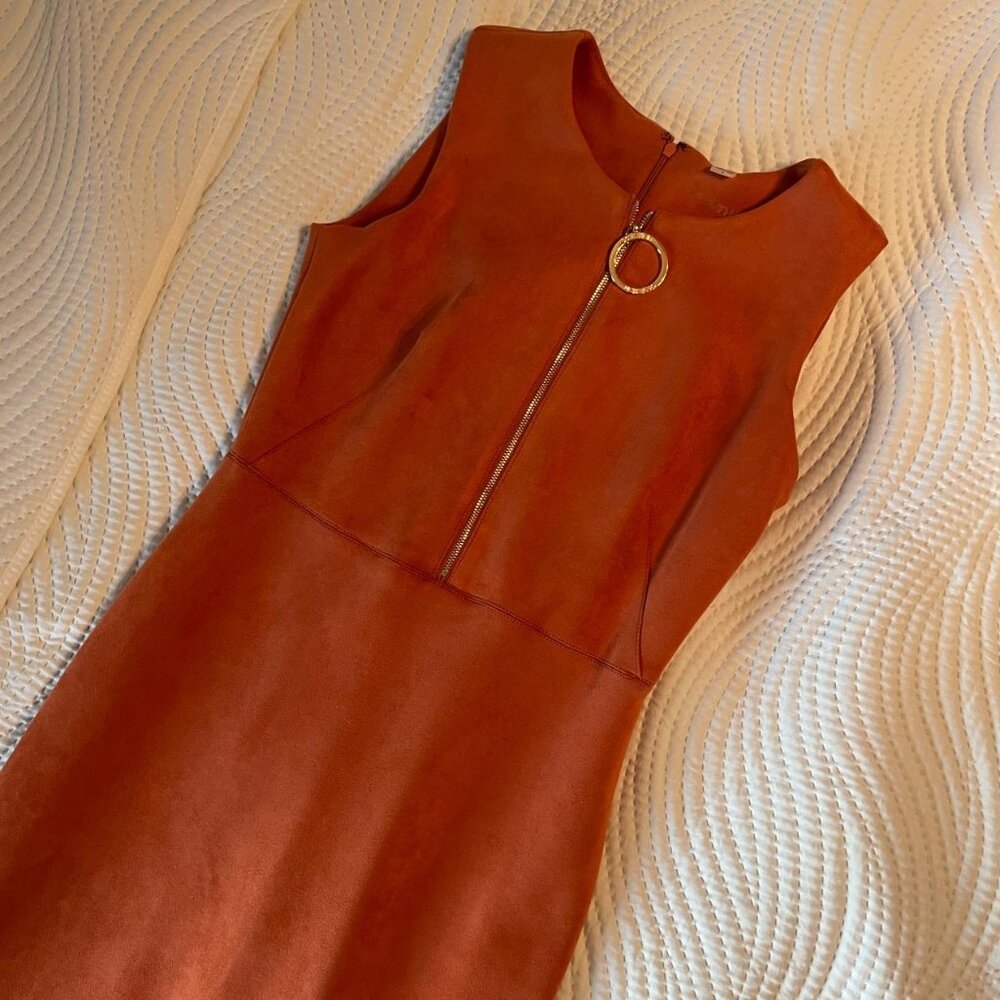 Calvin Klein Cocktail Dress in Burnt Orange🍸🧡🍸